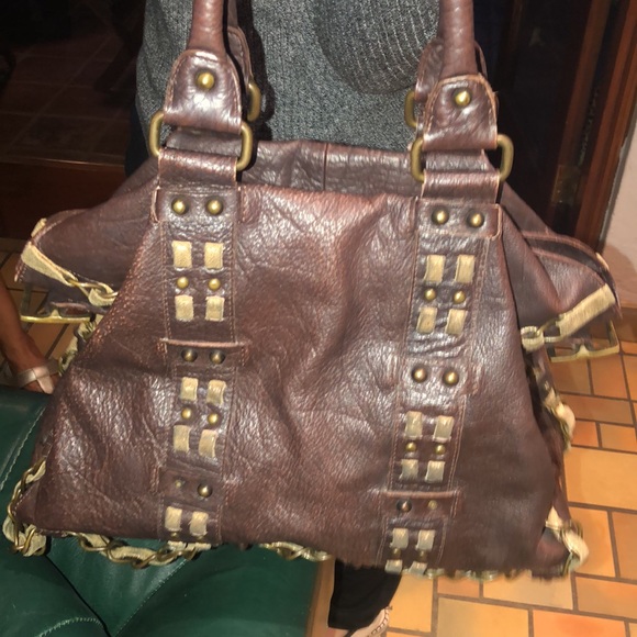 2000s Betsey Johnson Vintage Leather Purse - Picture 3 of 5